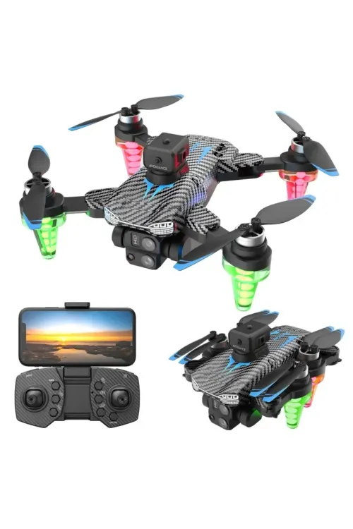 Bilişim Burada C19S Akıllı Engel Tanıma ve Renkli Işıklandırmalı Profesyonel Drone! ✨